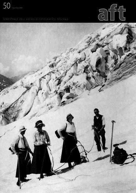 Copertina rivista n. 50 - alpinisti in montagna