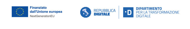 Finanziato da UE - Repubblica Digitale - Dipartimento per la trasformazione digitale