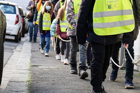 Pedibus nelle scuole - card
