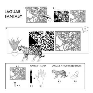 Foto in bianco e nero progetto Jaguar