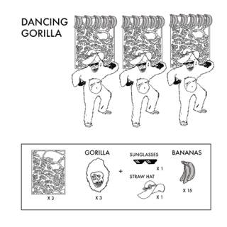 Foto in bianco e nero progetto Gorilla