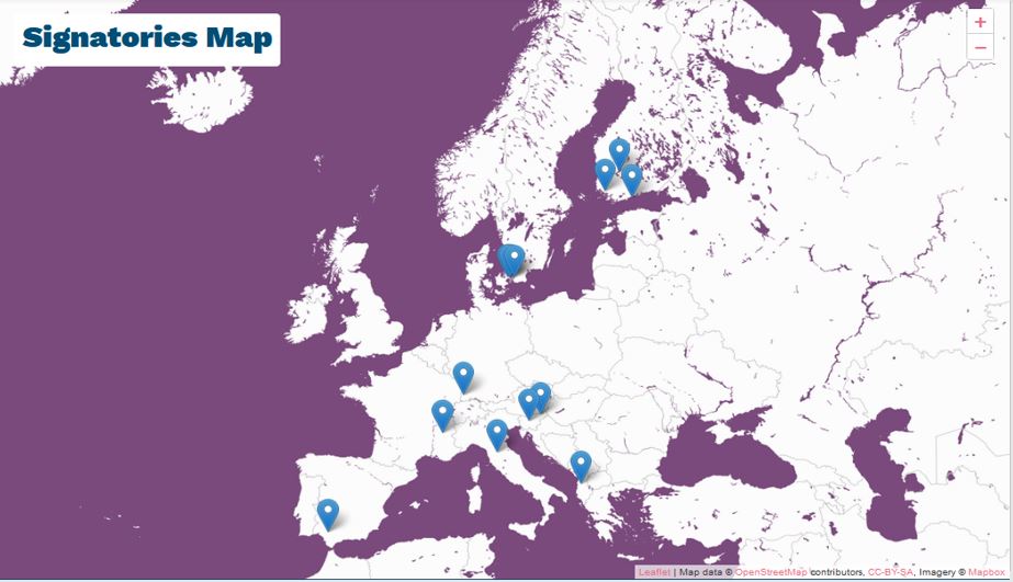 mappa citt circolari europee